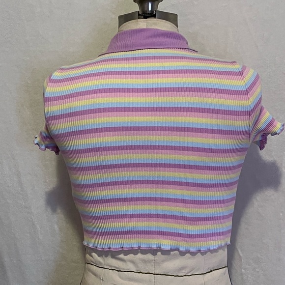 Multicolored crop top - Picture 3 of 4